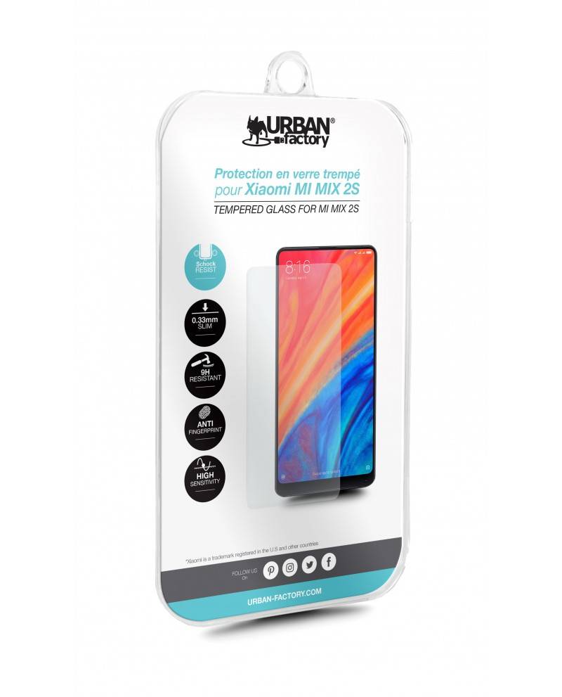 Rca Informatique - Image du produit : TEMPERED GLASS 9H XIAOMI MI MIX 2S