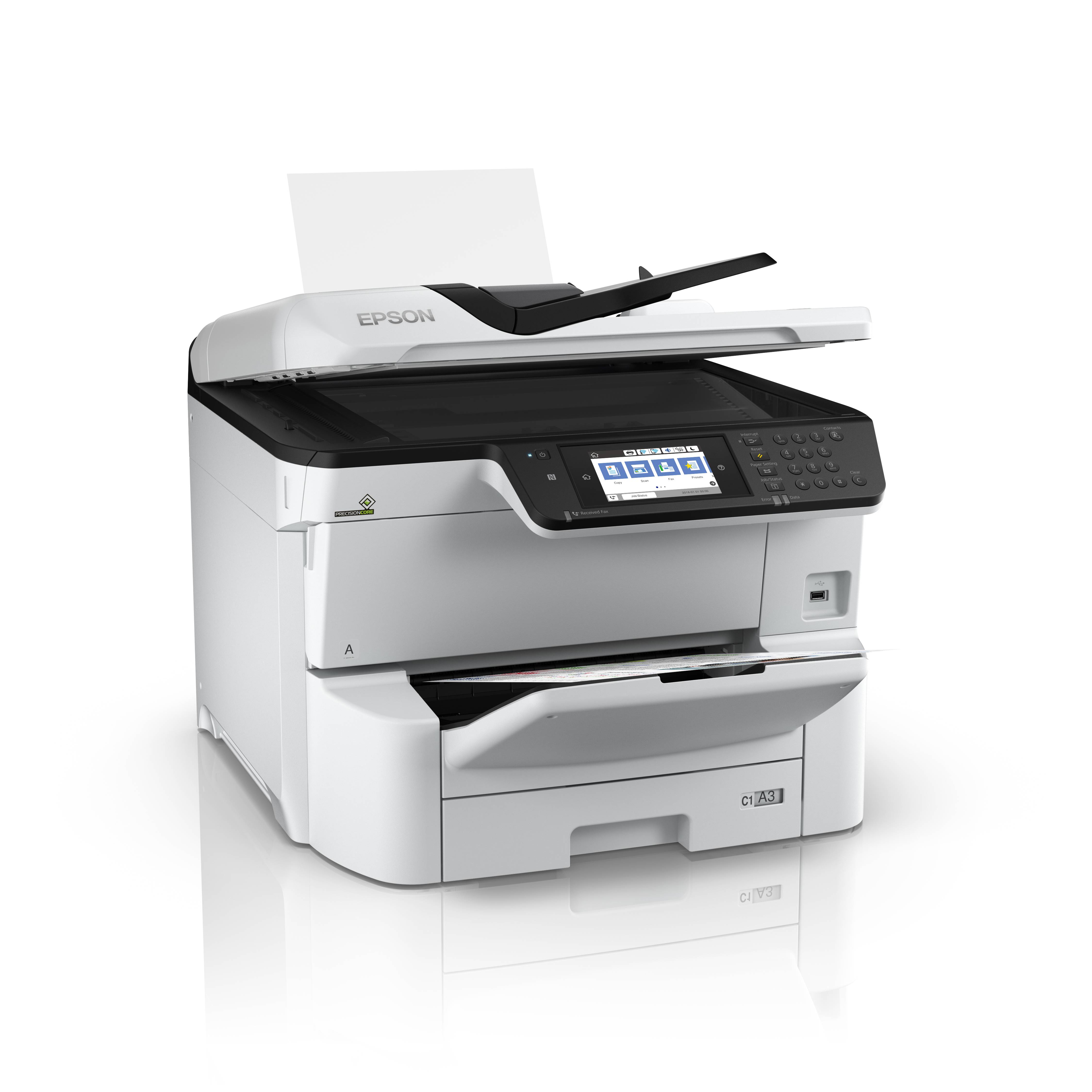 Rca Informatique - image du produit : WF-C8690DWF MFP 4800X1200DPI 24PPM NOMEM PRN/CPY/SCN/FX