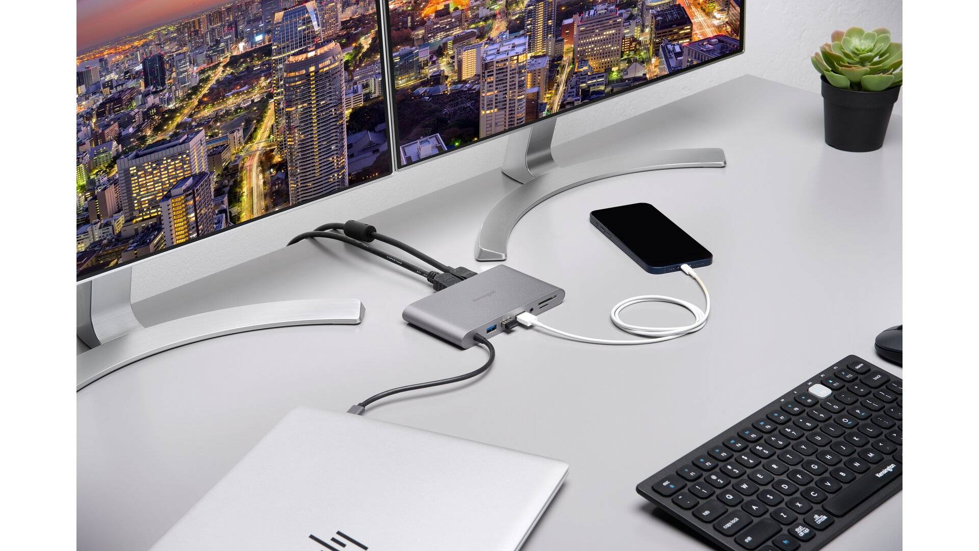 Rca Informatique - image du produit : KENSINGTON UH1440P MOBILE USB-C 8-IN-1 DOCKINGSTATION