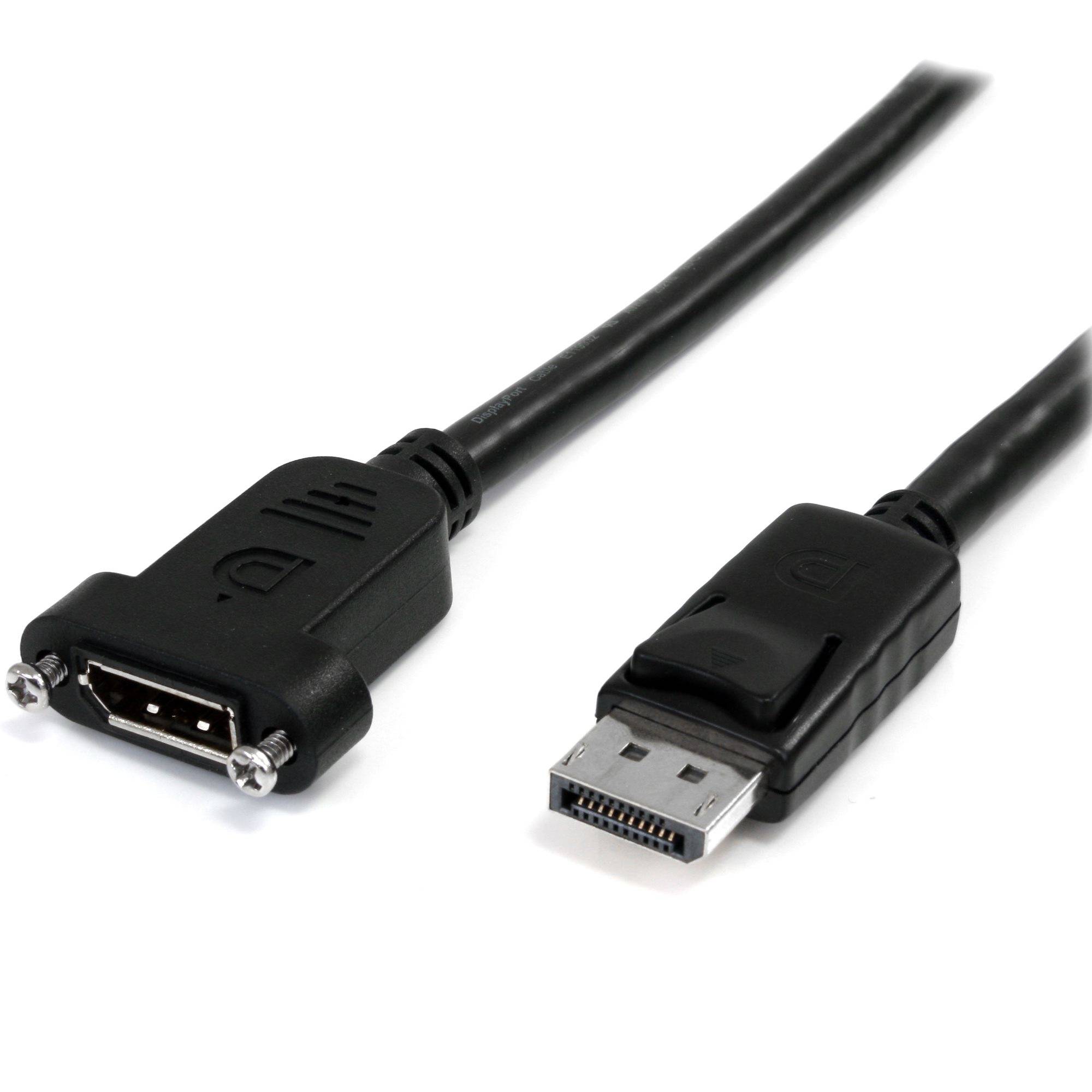 Rca Informatique - image du produit : DISPLAYPORT PANEL-MOUNT DIGITAL VIDEO EXTENSION CABLE 3FT 20PIN