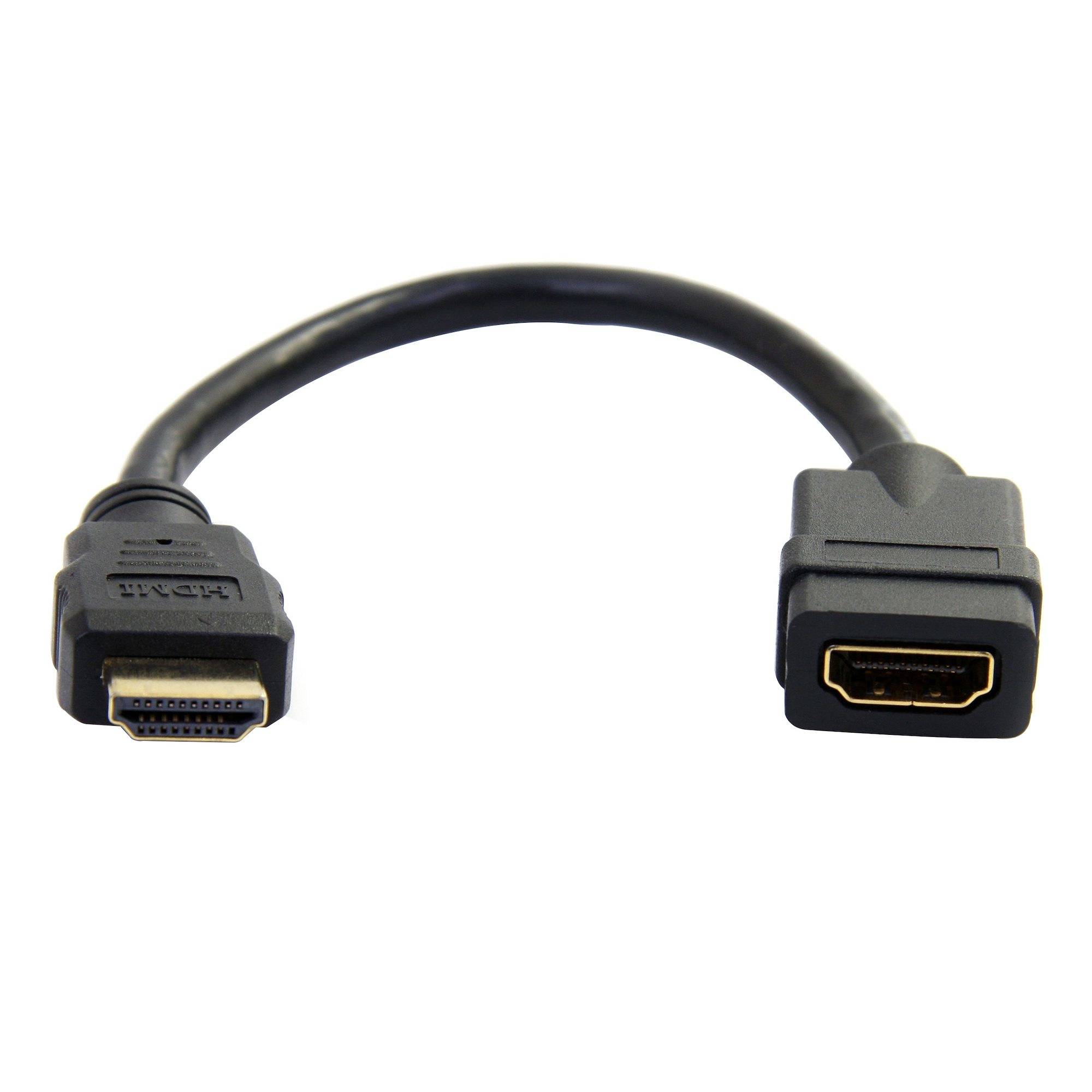 Rca Informatique - Image du produit : 6IN HDMI PORT SAVER DIGITAL VID CABLE M/F