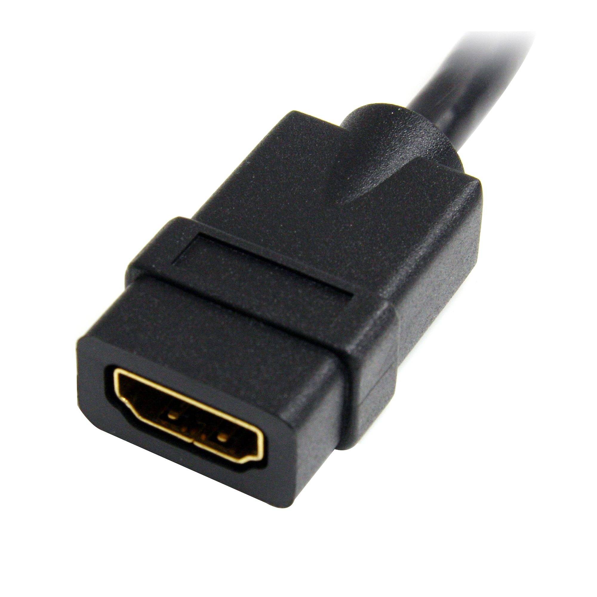 Rca Informatique - image du produit : 6IN HDMI PORT SAVER DIGITAL VID CABLE M/F