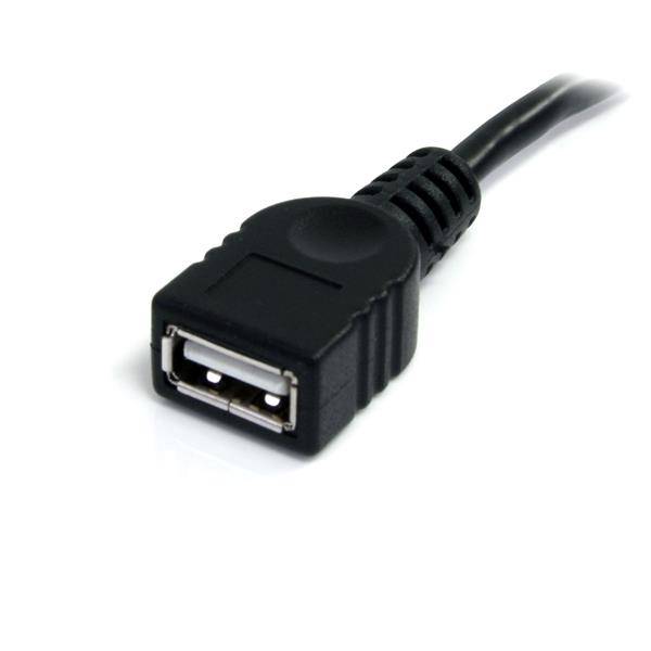 Rca Informatique - image du produit : 10FT BLACK USB 2.0 EXTENSION CABLE A TO A - M/F