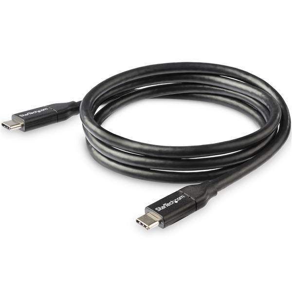 Rca Informatique - image du produit : 1M USB TYPE C CABLE WITH 5A PD - USB 2.0 - USB-IF CERTIFIED