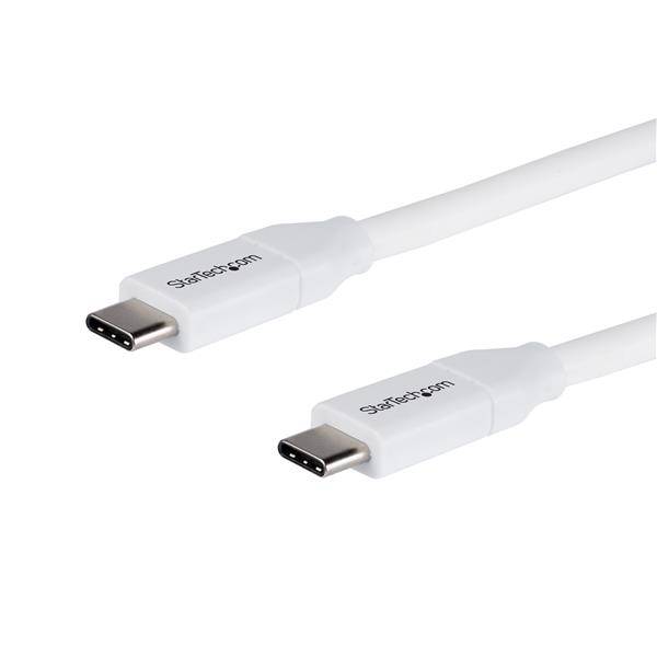 Rca Informatique - Image du produit : 2M USB TYPE C CABLE WITH 5A PD - USB 2.0 - USB-IF CERTIFIED