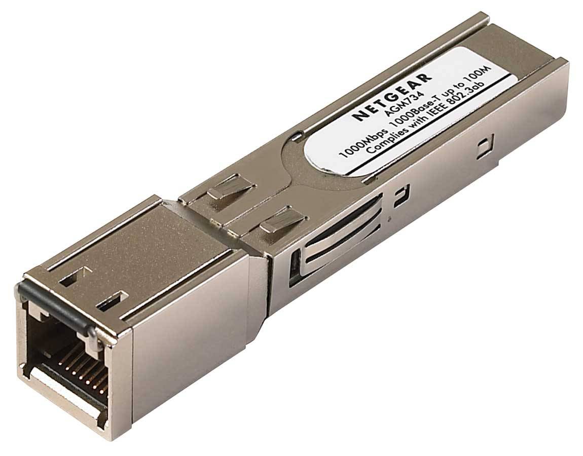 Rca Informatique - Image du produit : PROSAFE 1000BASE-T SFP RJ45 GBIC MODULE F/GSM7328FS