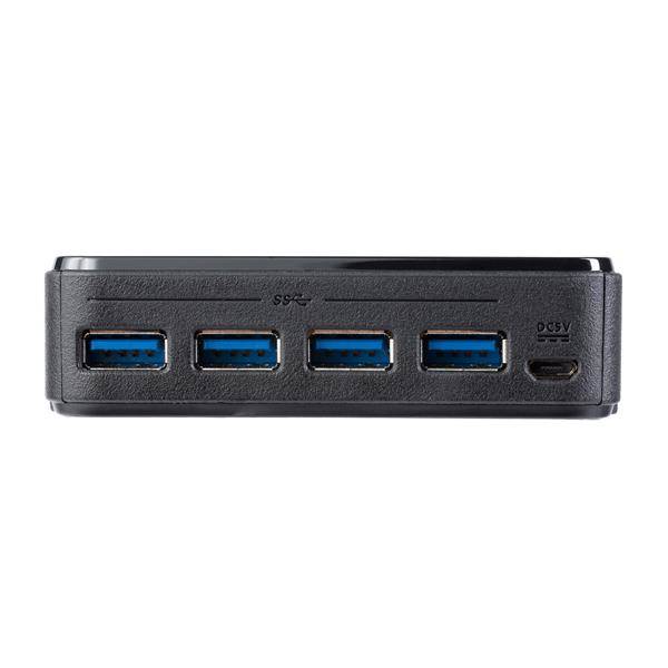 Rca Informatique - image du produit : 4X4 USB 3.0 PERIPHERAL SHARING SWITCH - FOR MAC / WINDOWS/LINUX