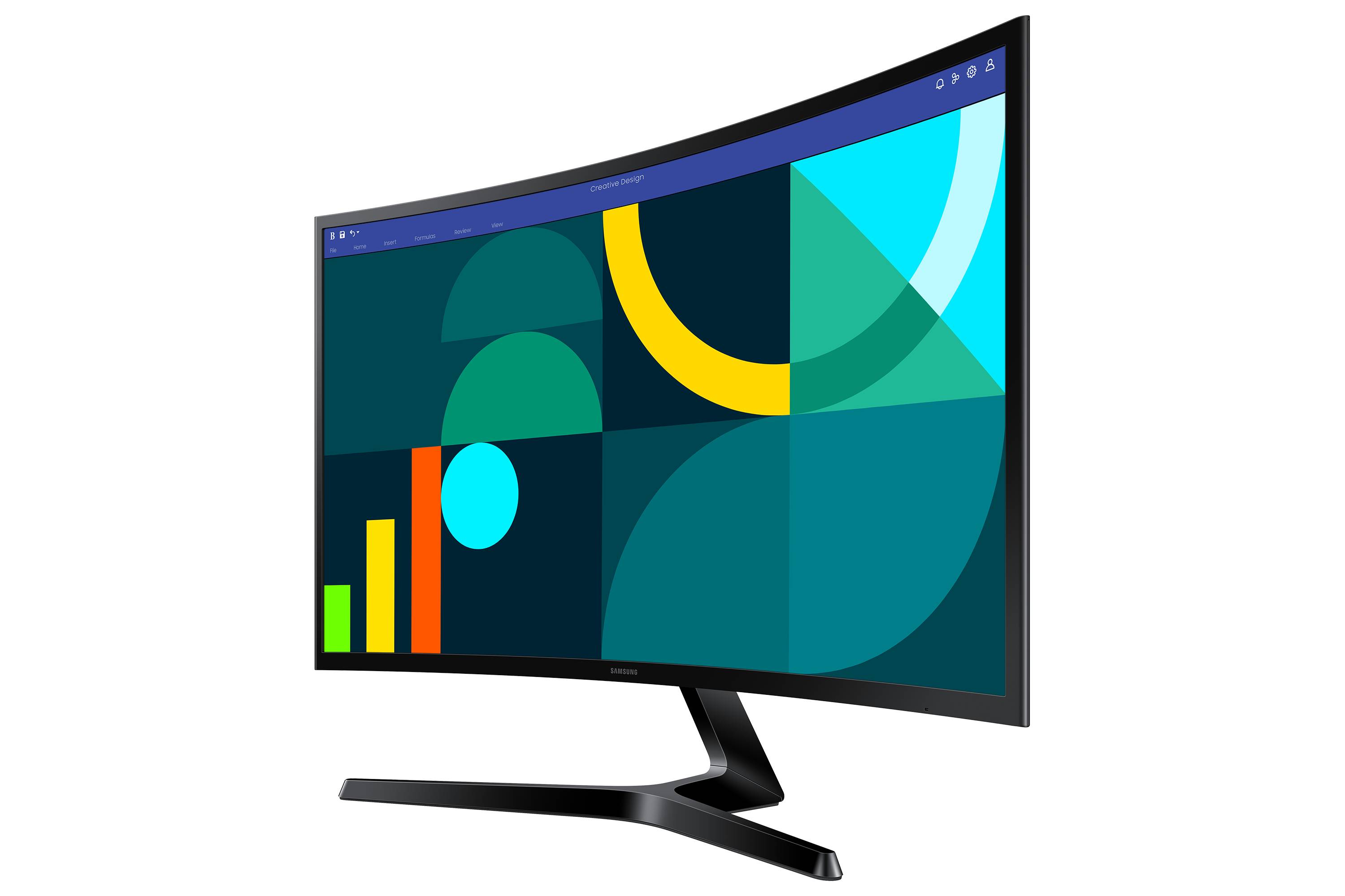 Rca Informatique - image du produit : S27D366GAU 27IN 1800R FHD 1920X1080 100HZ VA 4MS 1800R 250