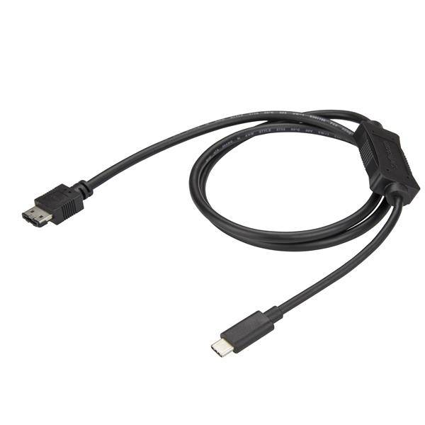 Rca Informatique - image du produit : 1M USB C TO ESATA CABLE - FOR EXTERNAL STORAGE DEVICES USB 3.0