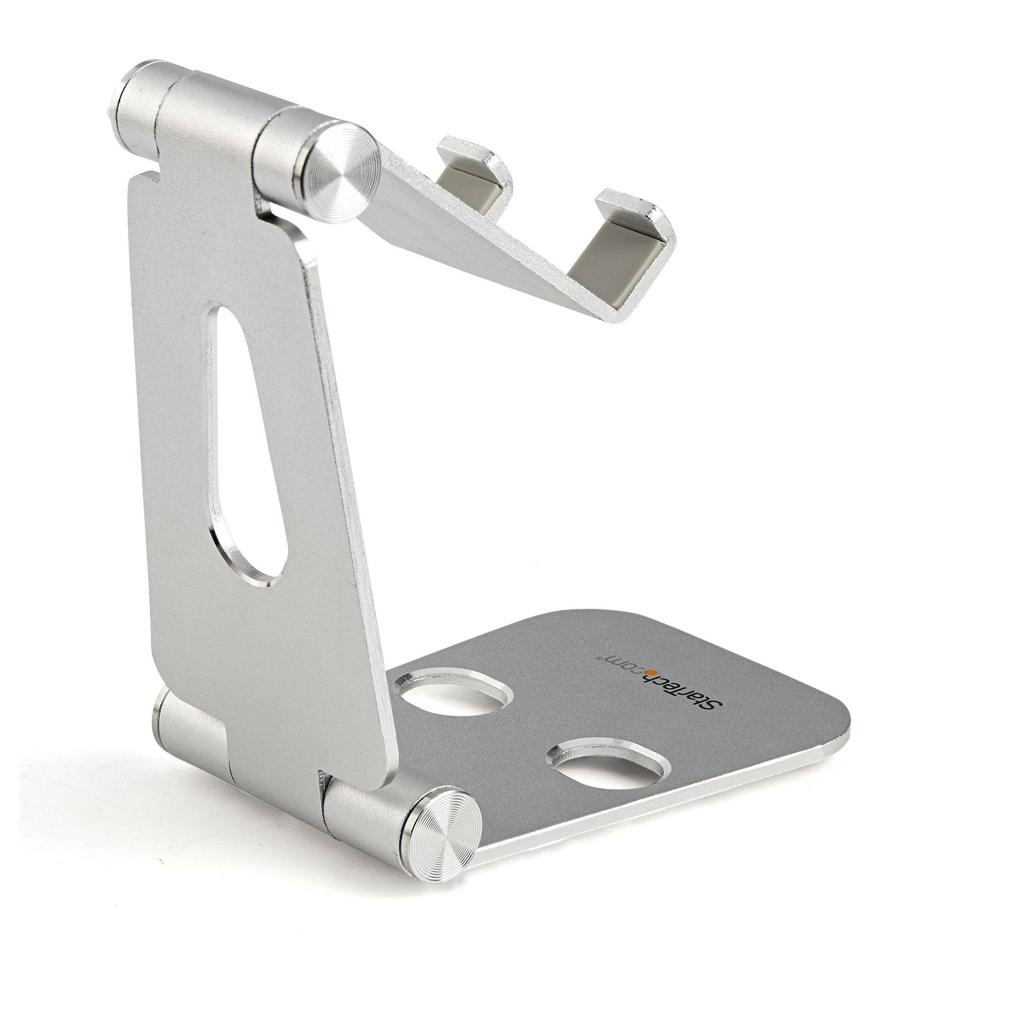 Rca Informatique - image du produit : SMARTPHONE AND TABLET STAND PORTABLE AND FOLDABLE - ALUMINUM