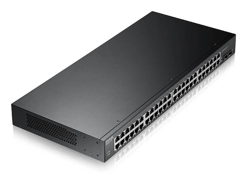 Rca Informatique - image du produit : GS1900-48HP V2 48 PORT GBE L2 POE+ SMART SWITCH