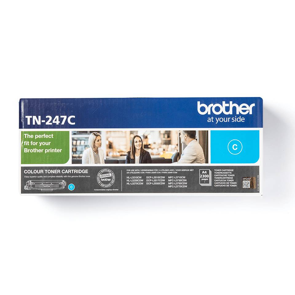 Rca Informatique - image du produit : TN-247C JUMBO TONER CYAN 2300 P F/ DCP-L3510CDW L3550CDW