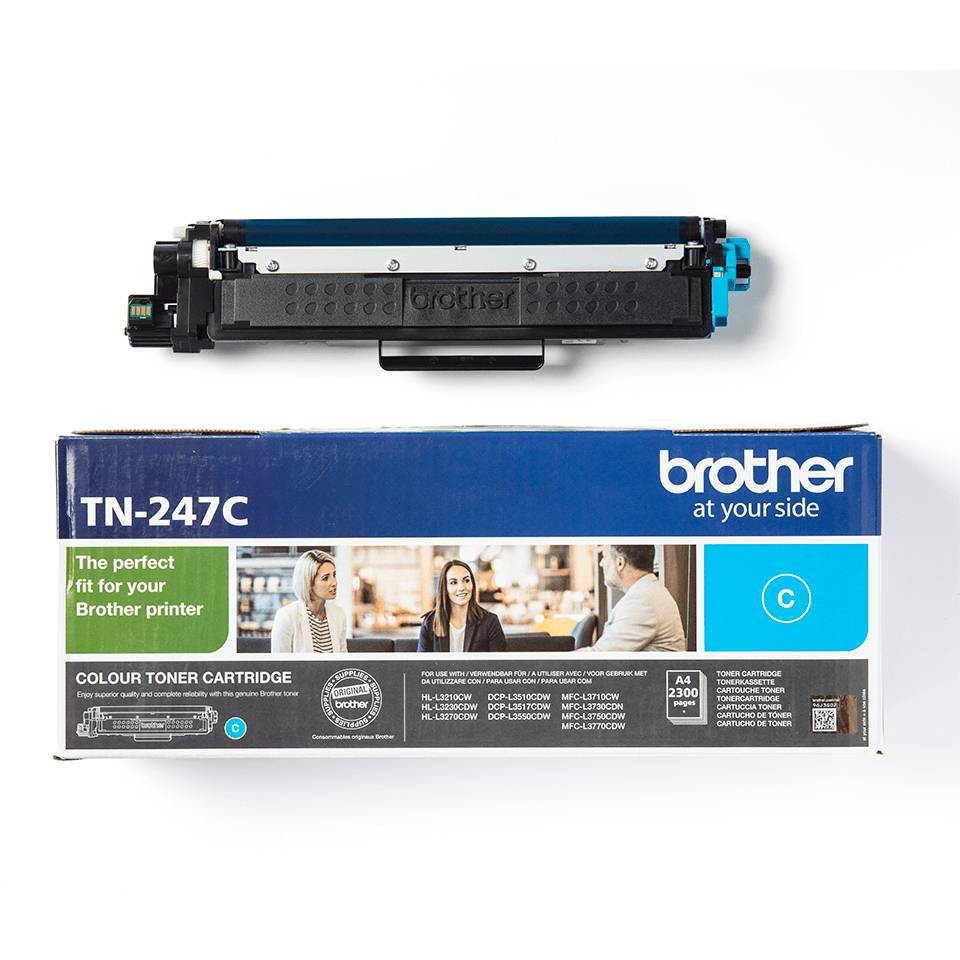 Rca Informatique - Image du produit : TN-247C JUMBO TONER CYAN 2300 P F/ DCP-L3510CDW L3550CDW