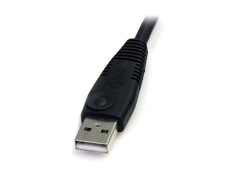 Rca Informatique - image du produit : CABLE KVM DISPLAYPORT USB - 4-EN-1 - 18M             I