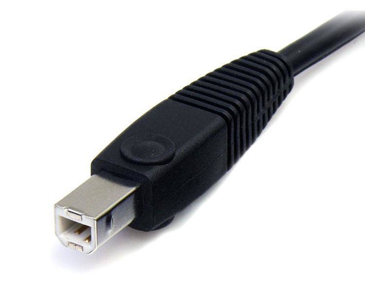 Rca Informatique - image du produit : CABLE KVM DISPLAYPORT USB - 4-EN-1 - 18M             I