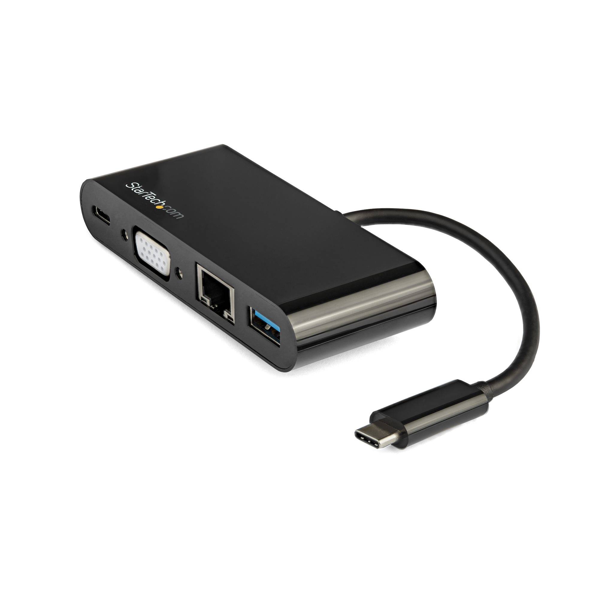 Rca Informatique - Image du produit : USB-C VGA MULTIPORT ADAPTER USB PD CHARGING 60W USB 3.0 GBE