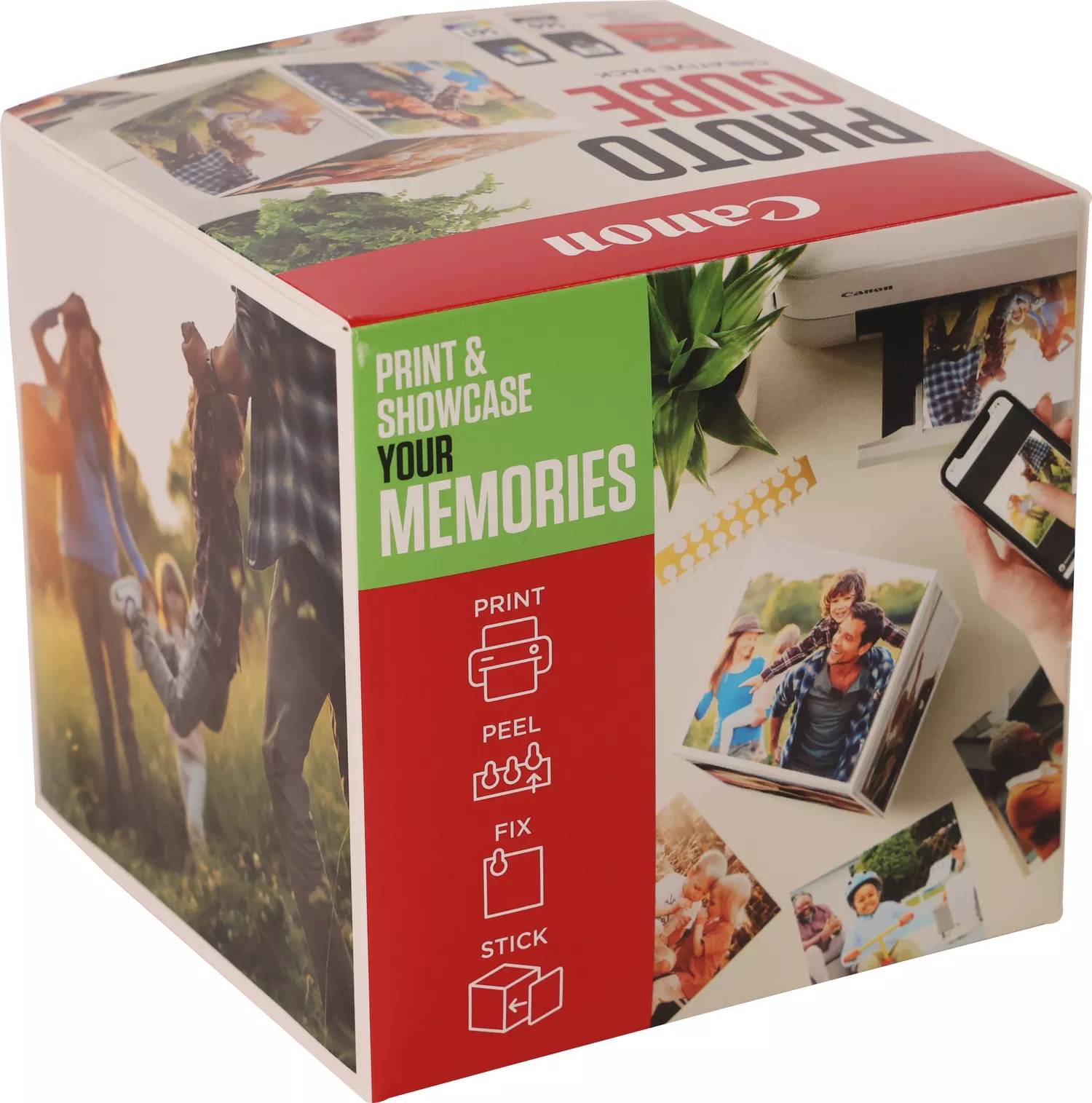 Rca Informatique - image du produit : PG-560/CL-561 PHOTO CUBE CREATIVE PACK WHITE GREEN (5X5 P