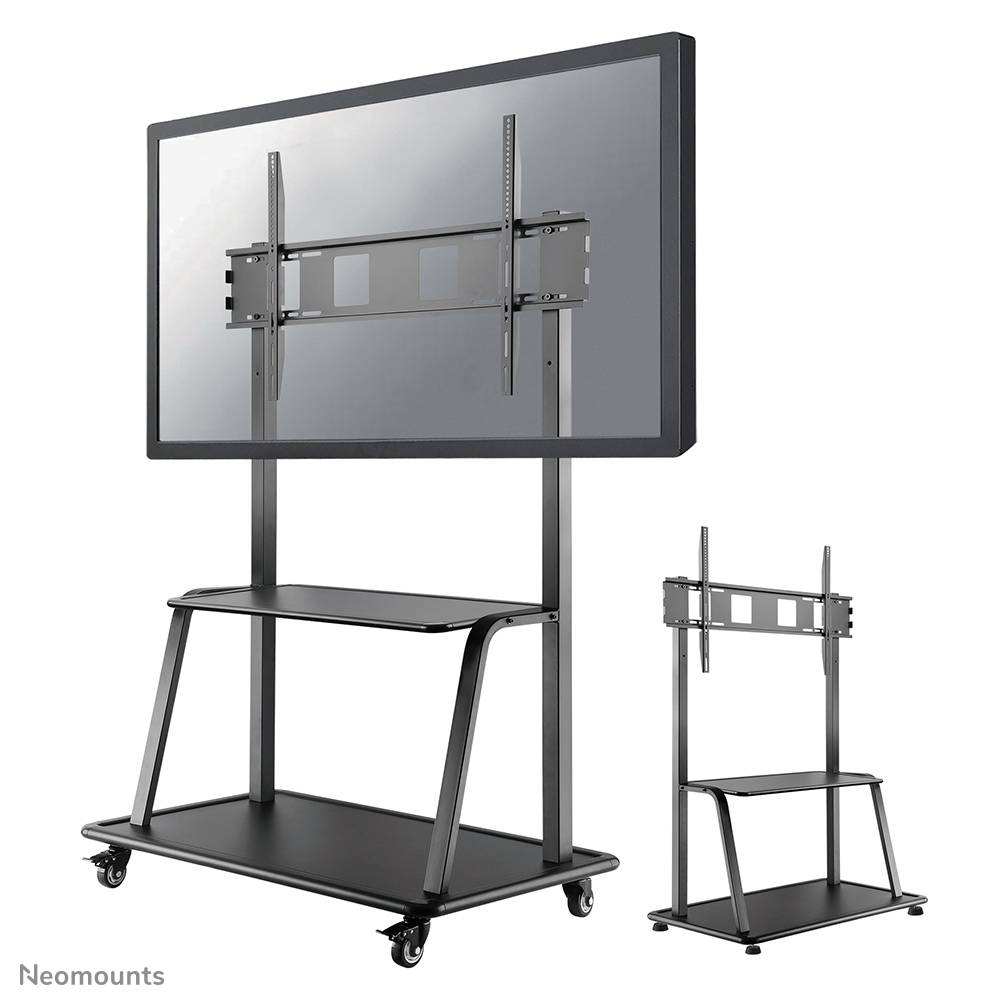 Rca Informatique - image du produit : MOBILE FLAT SCREEN FLOOR STAND (STAND+TROLLEY) (H137-162 CM)