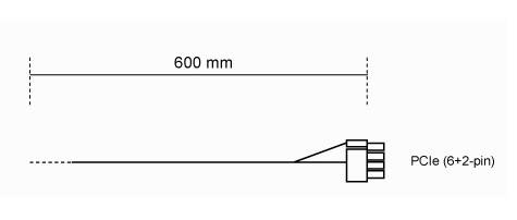 Rca Informatique - image du produit : PCI-E POWER CABLE CP-6610