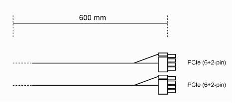 Rca Informatique - image du produit : PCI-E POWER CABLE CP-6620