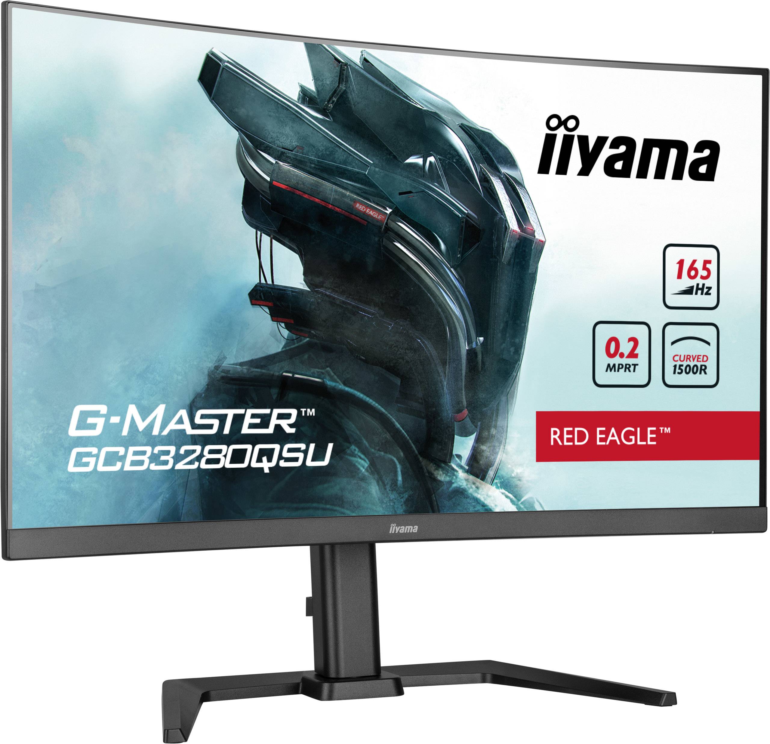 Rca Informatique - image du produit : GCB3280QSU-B1 31.5IN VA WQHD 165HZ/0.2MS/2HDMI/DP/2USB/HAS