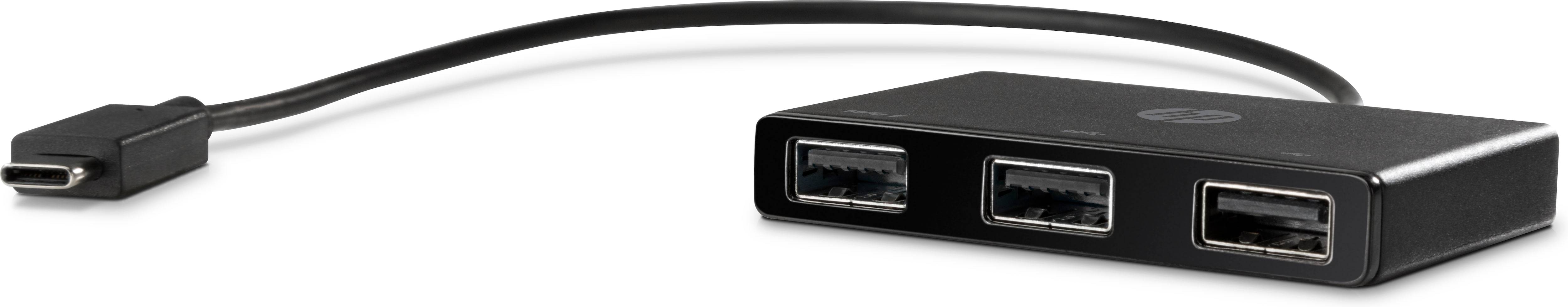 Rca Informatique - image du produit : HP USB-C TO USB-A HUB .