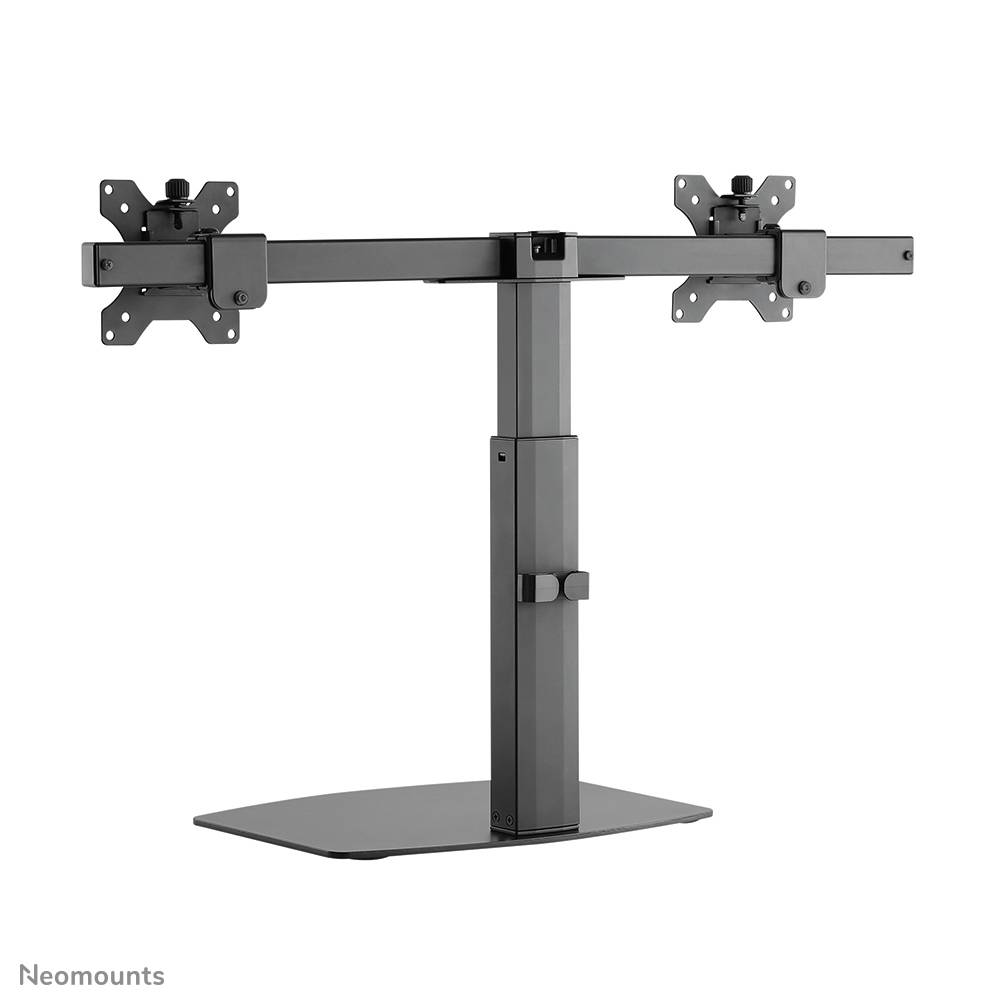 Rca Informatique - image du produit : DESK MOUNT DUAL 19-27IN BLACK STAND 75X75TO100X100