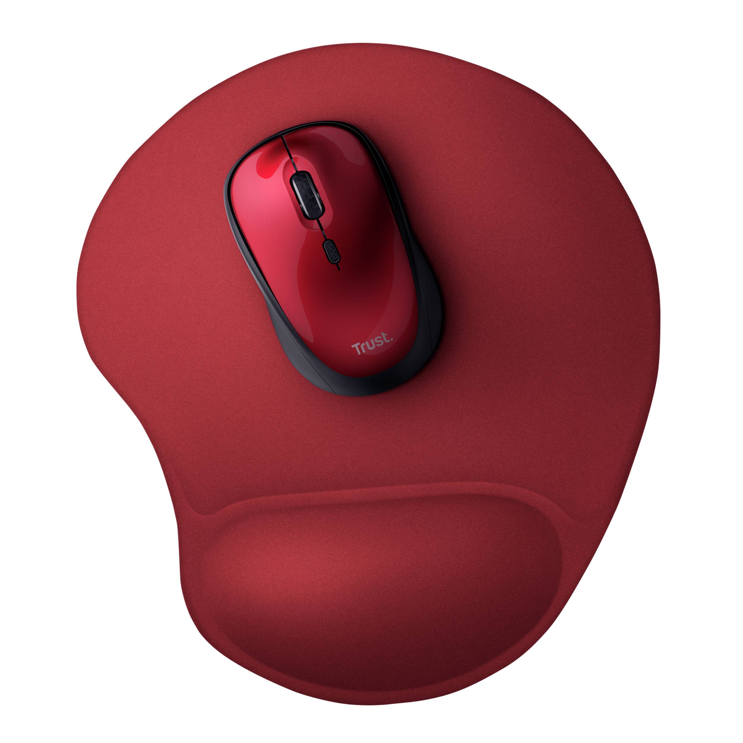 Rca Informatique - image du produit : GEL MOUSE PAD - RED BQ 30