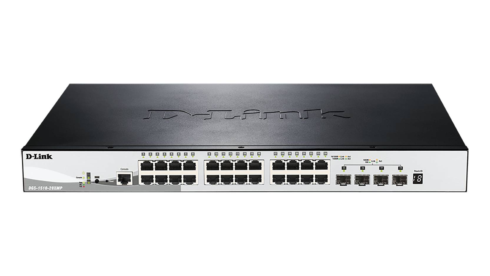 Rca Informatique - image du produit : 20-PORT SMART SWITCH GIGABIT STACKABLE 2X SFP+