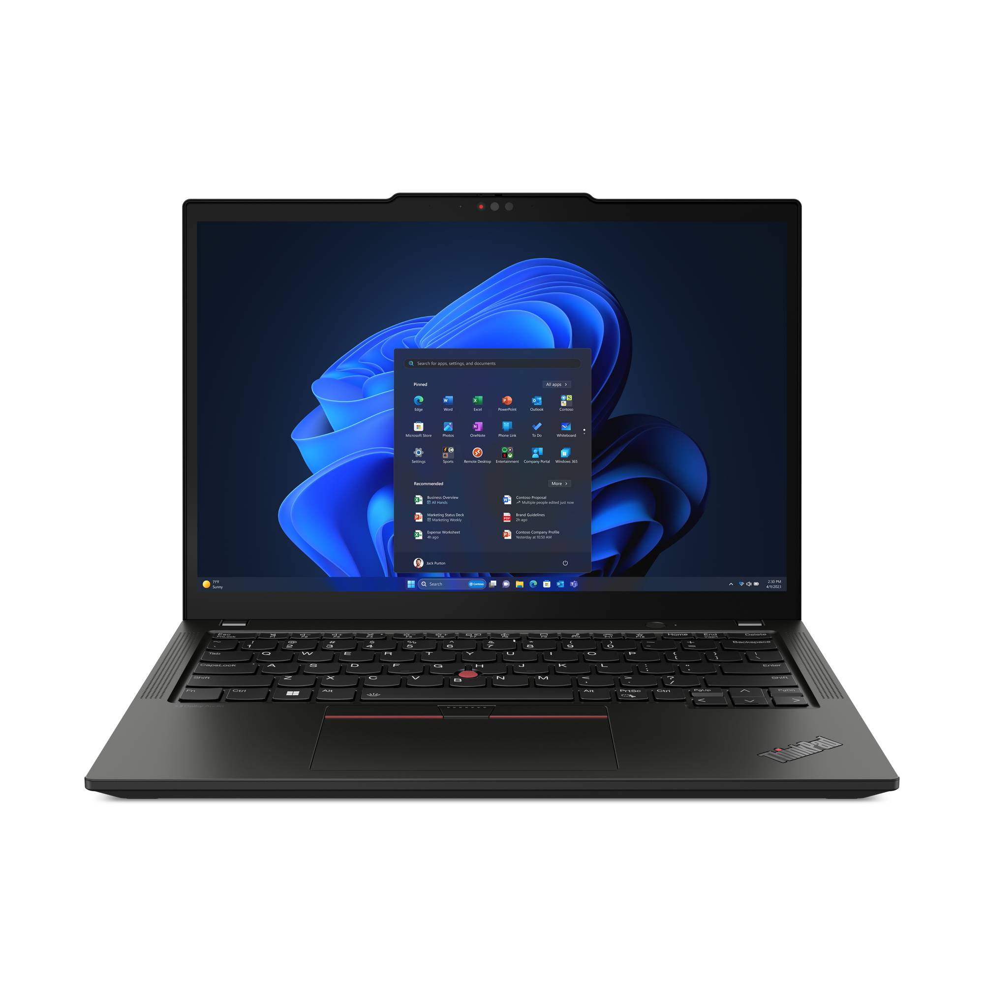 Rca Informatique - image du produit : THINKPAD X13 ULTRA 7 155U 512GB 16GB 13IN NOOD W11P