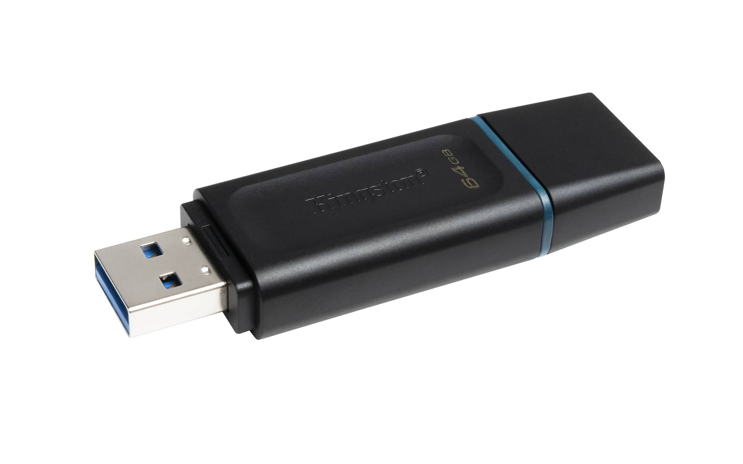 Rca Informatique - image du produit : 64GB DT EXODIA USB3.2 GEN 1 (BLACK + TEAL) 2 PIECES