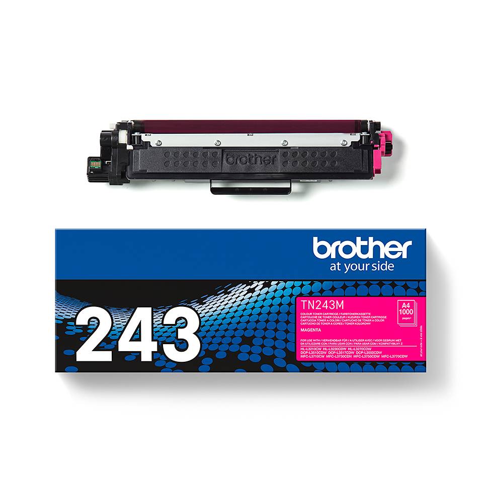 Rca Informatique - image du produit : TN-243M TONER MAGENTA 1000 P F/ DCP-L3510CDW L3550CDW