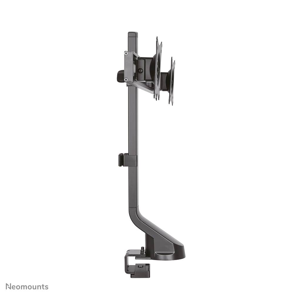 Rca Informatique - image du produit : DESK MOUNT DUAL 19-27IN BLACK CLAMP/GROMMET 75X75TO100X100