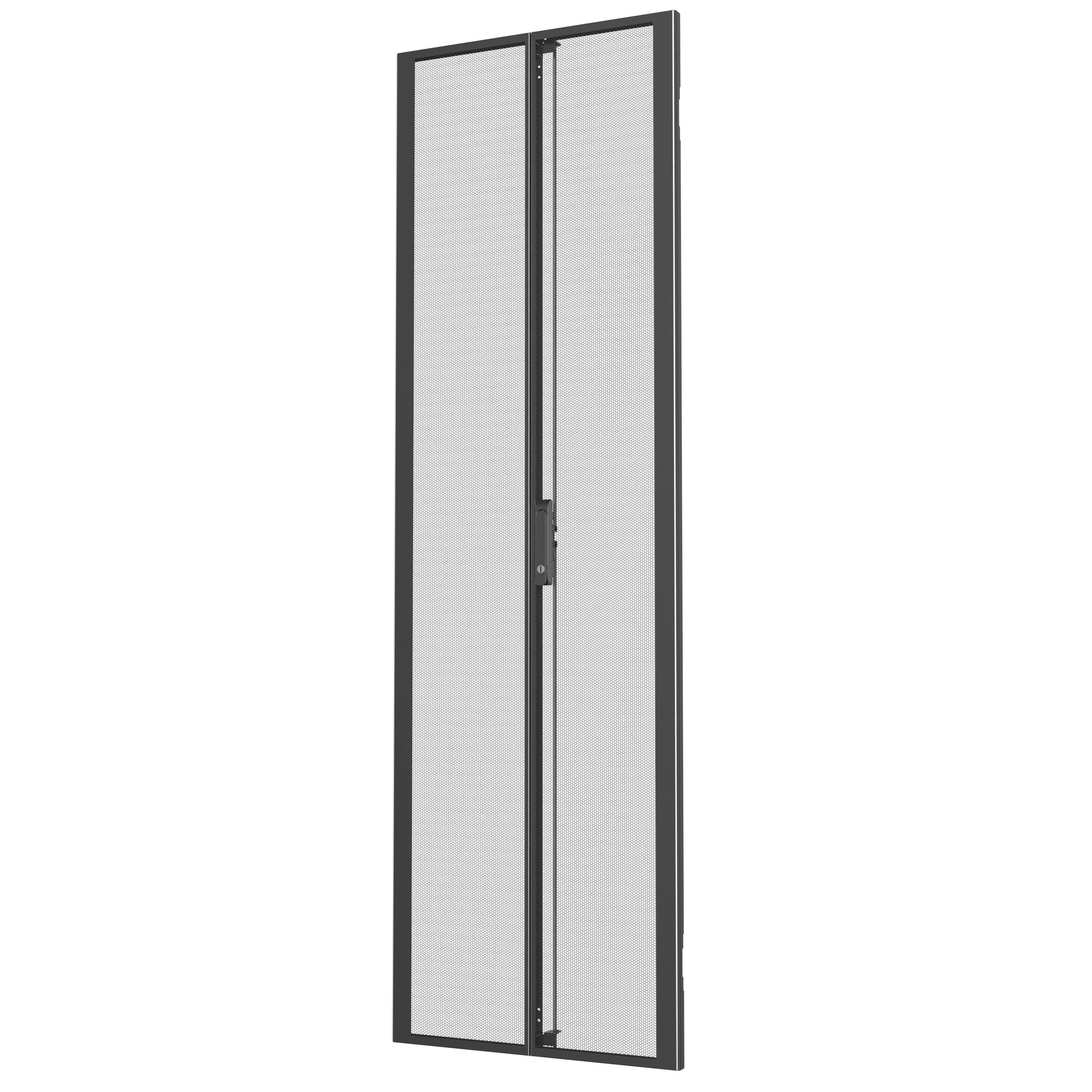 Rca Informatique - Image du produit : 42UX800MM WIDE SINGLE PERFORATED DOOR BL