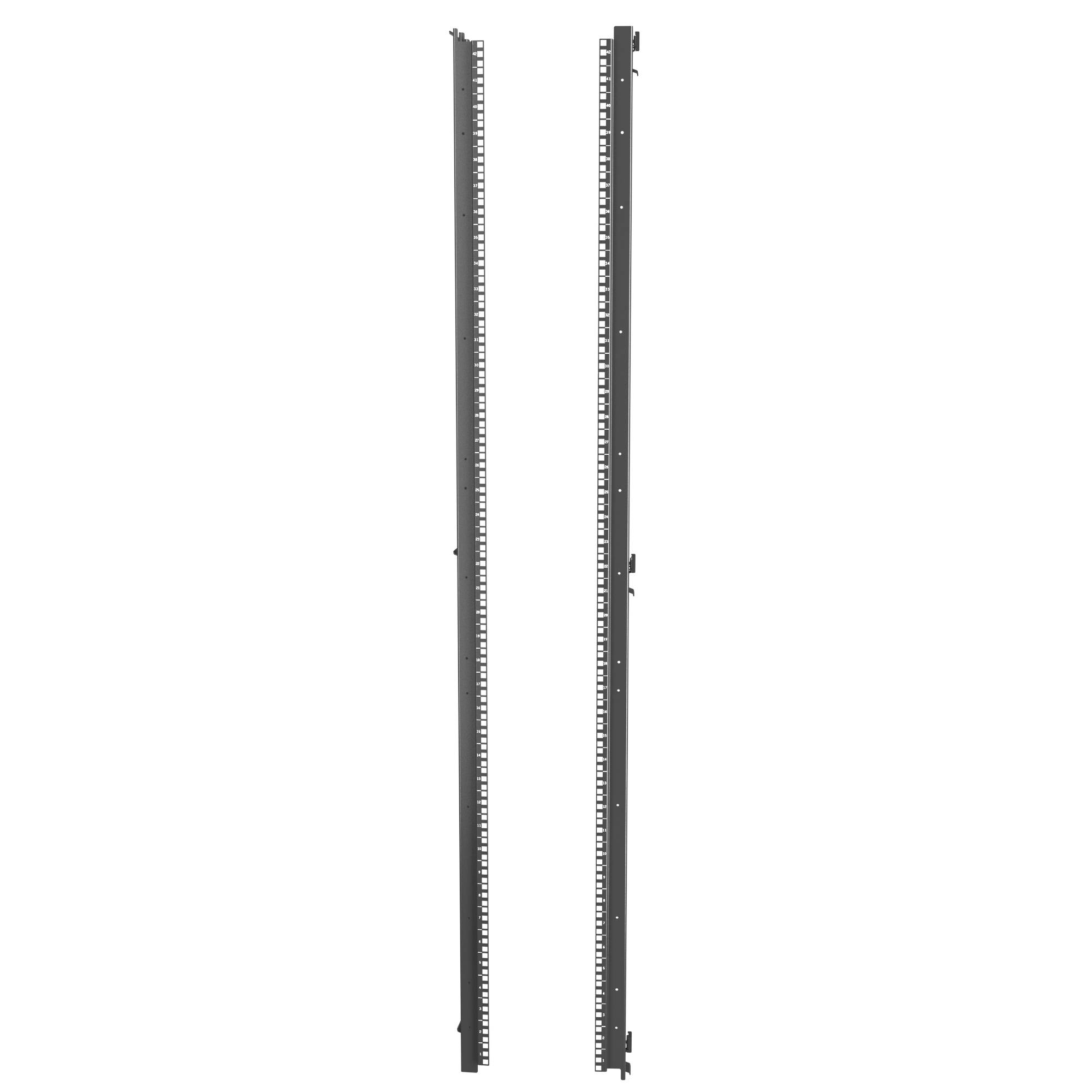 Rca Informatique - Image du produit : 48U X 800MM WIDE 19 SERVER RAILS SQUARE HOLE BL