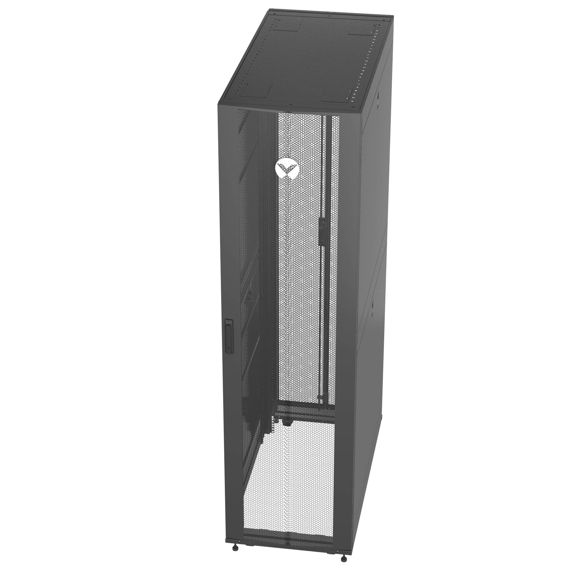 Rca Informatique - image du produit : 48U SERVER RACK 600X1215MM BLACK GRAY