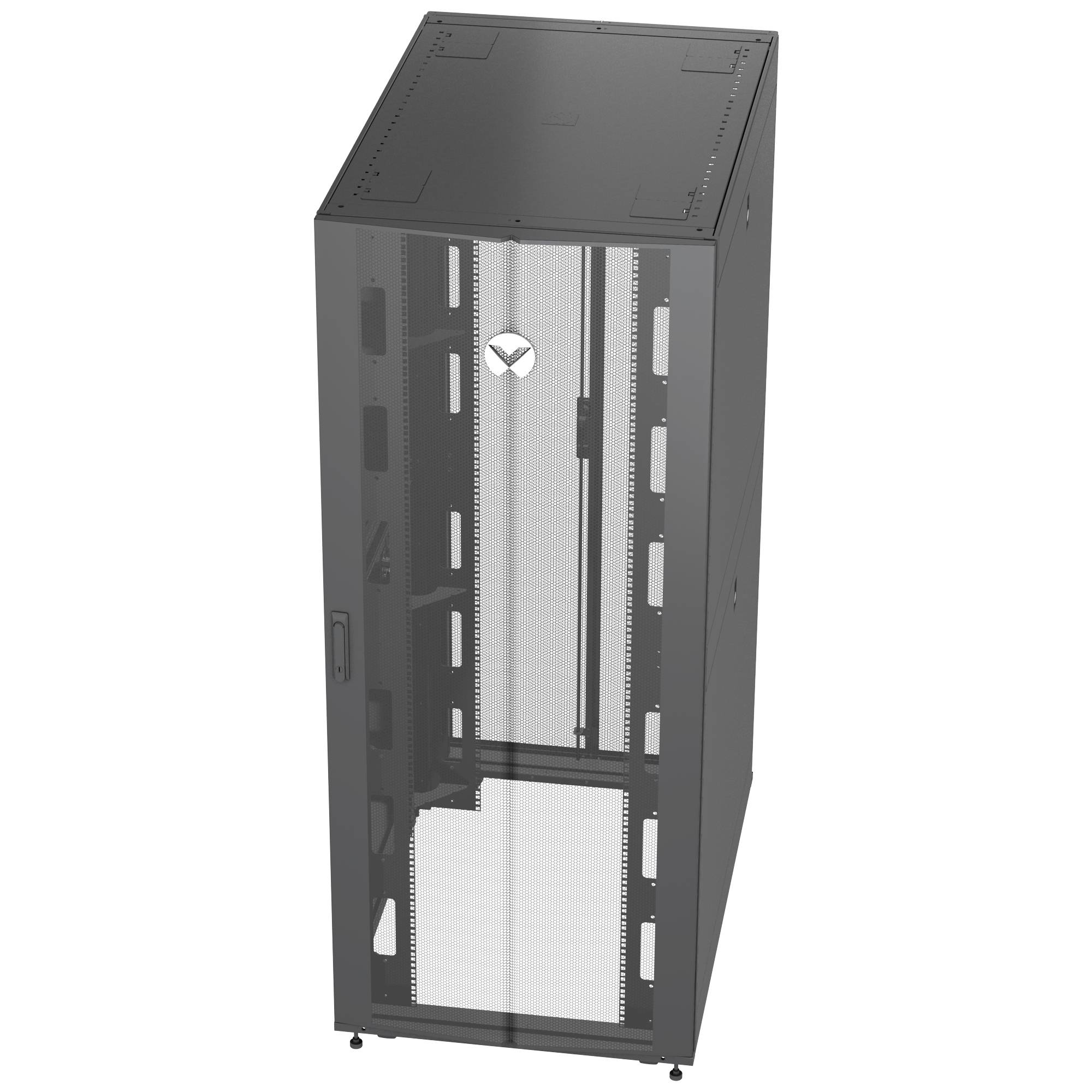 Rca Informatique - image du produit : 42U SERVER RACK 800X1215MM W/SIDES BLACK