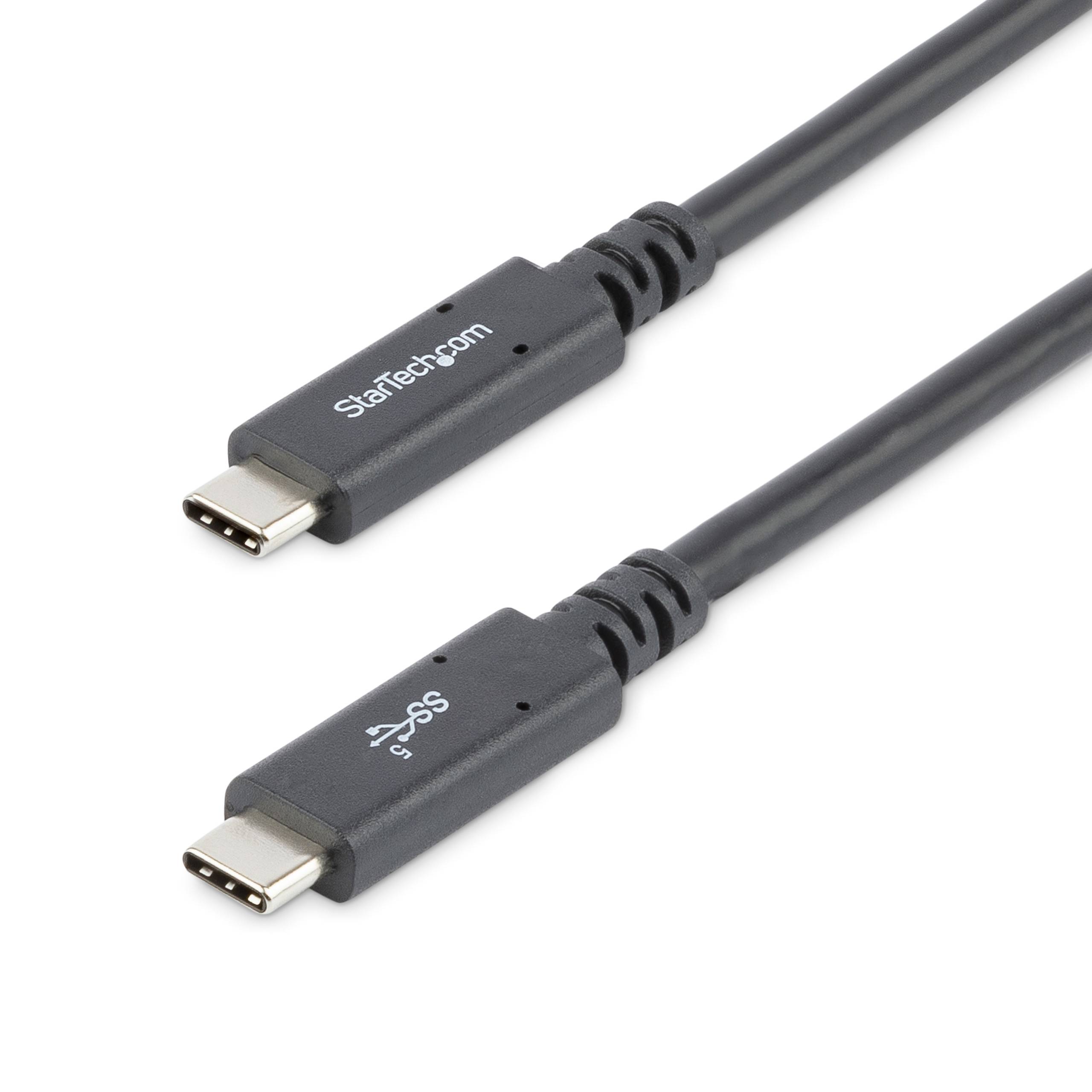 Rca Informatique - image du produit : 1.8M USB TYPE C CABLE WITH 5A PD - USB 3.0 - USB-IF CERTIFIED