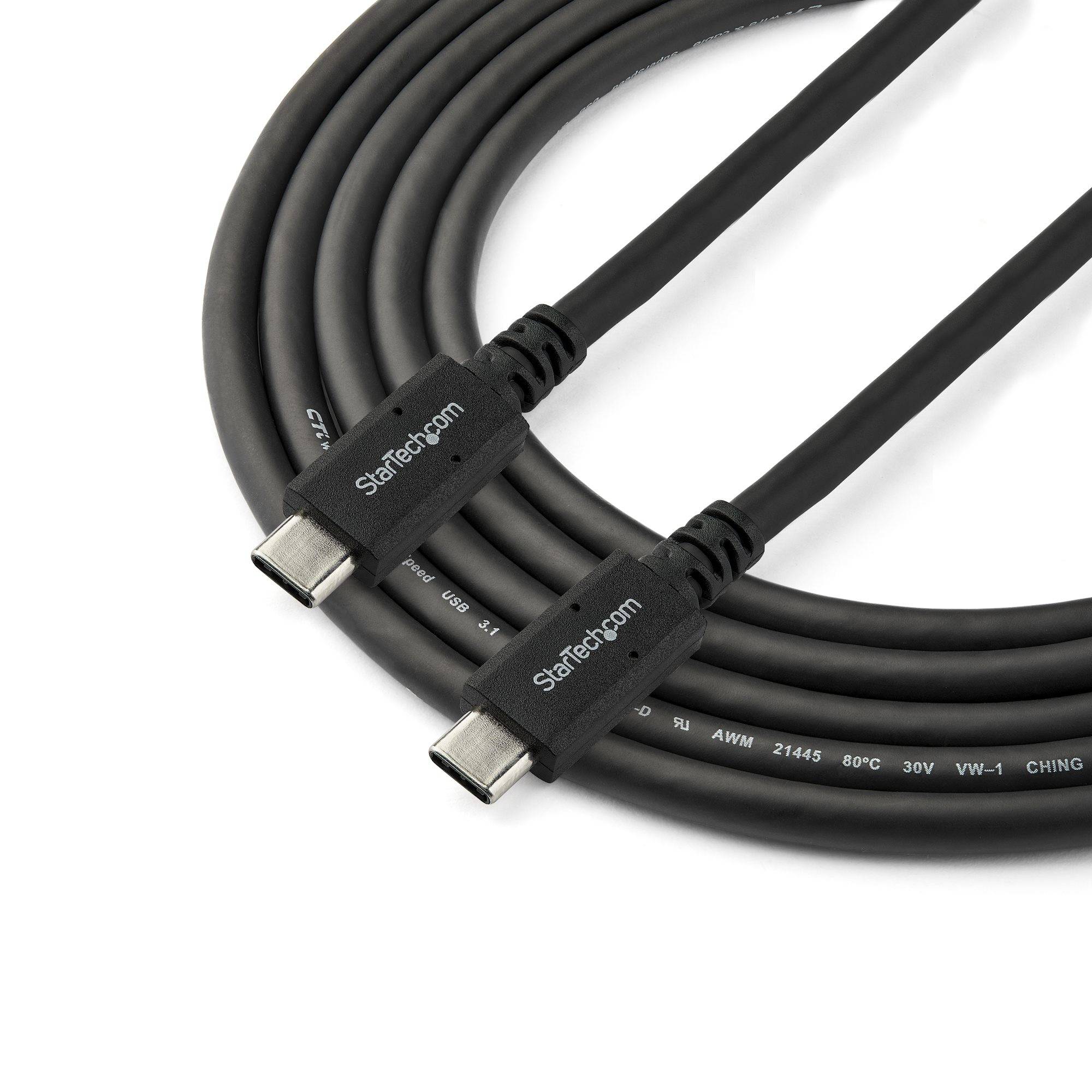 Rca Informatique - image du produit : 1.8M USB TYPE C CABLE WITH 5A PD - USB 3.0 - USB-IF CERTIFIED