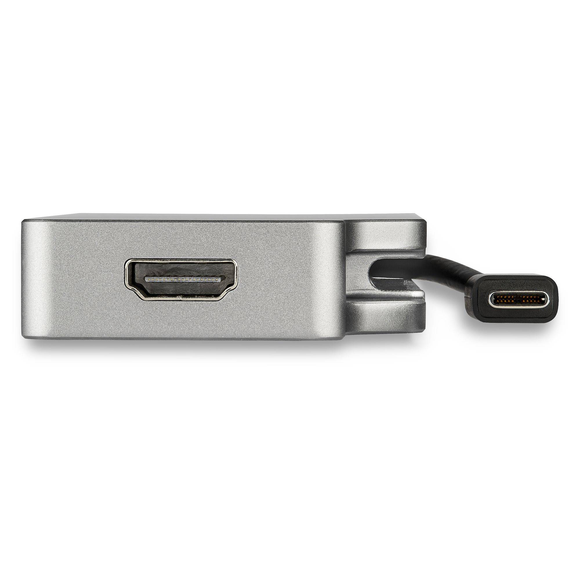 Rca Informatique - image du produit : USB-C MULTIPORT VIDEO ADAPTER VGA DVI HDMI OR MDP - 4K 60HZ