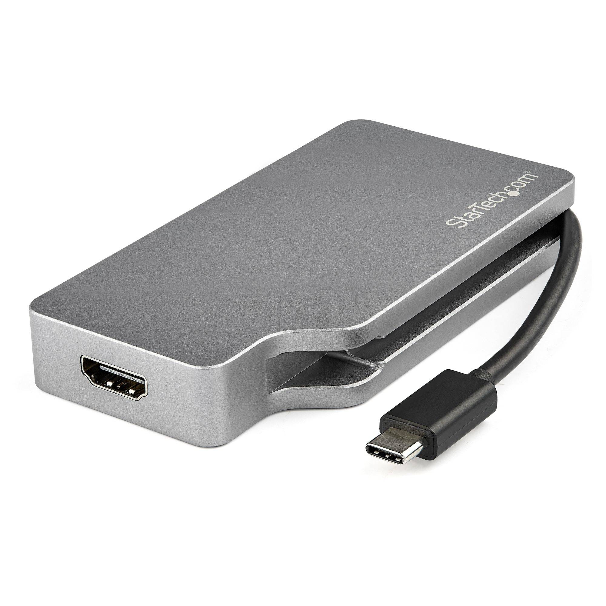 Rca Informatique - Image du produit : USB-C MULTIPORT VIDEO ADAPTER VGA DVI HDMI OR MDP - 4K 60HZ