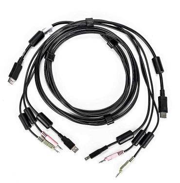 Rca Informatique - Image du produit : CABLE1 DISPLAYPORT 1 USB 2 AUDIO6FT SV220D SV240D