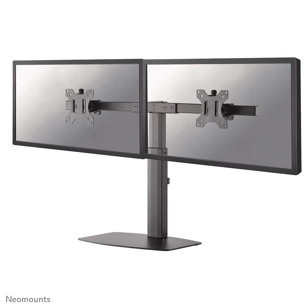 Rca Informatique - image du produit : DESK MOUNT DUAL 19-27IN BLACK STAND 75X75TO100X100