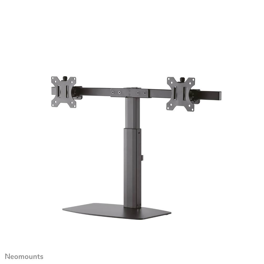 Rca Informatique - image du produit : DESK MOUNT DUAL 19-27IN BLACK STAND 75X75TO100X100