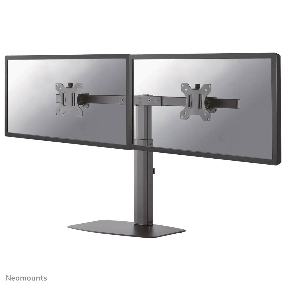 Rca Informatique - Image du produit : DESK MOUNT DUAL 19-27IN BLACK STAND 75X75TO100X100