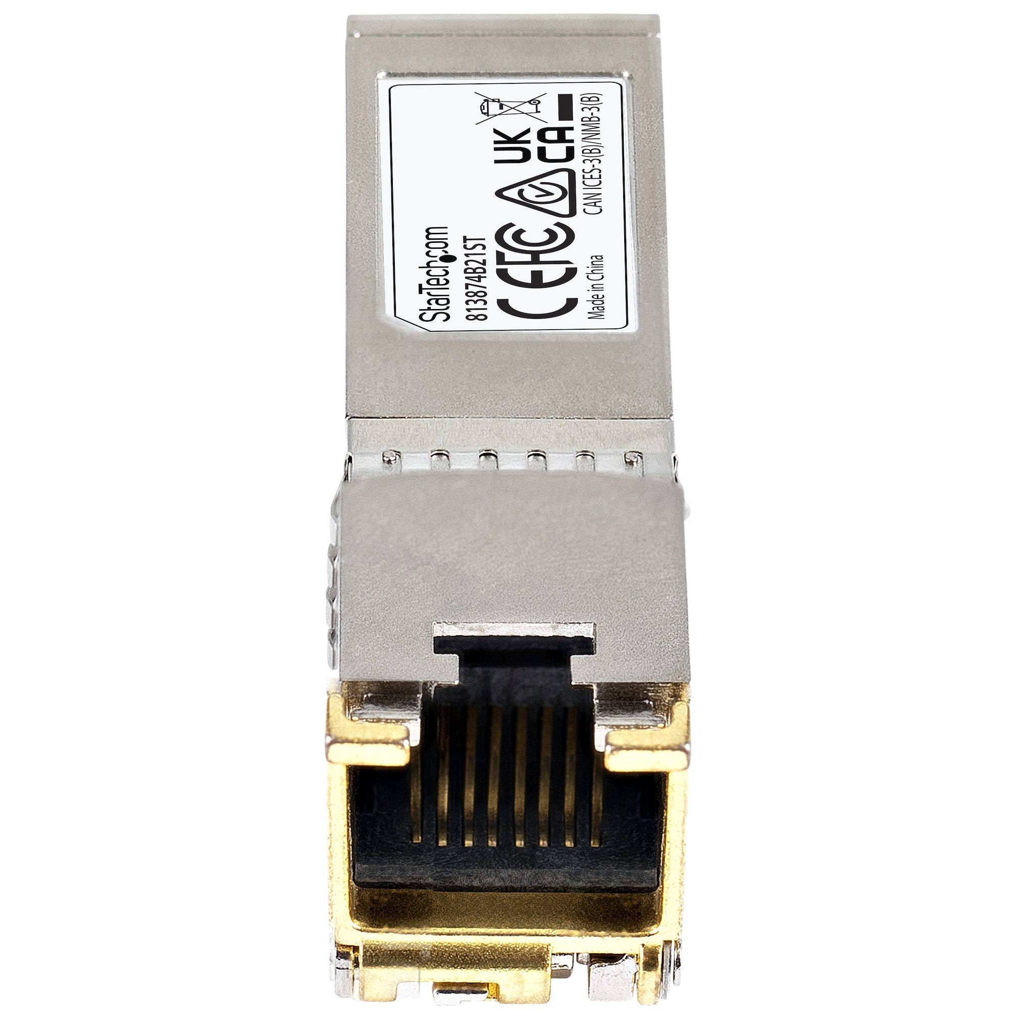 Rca Informatique - image du produit : HP 813874-B21 COMPATIBLE SFP 10GBASE-T LIFETIME WARRANTY