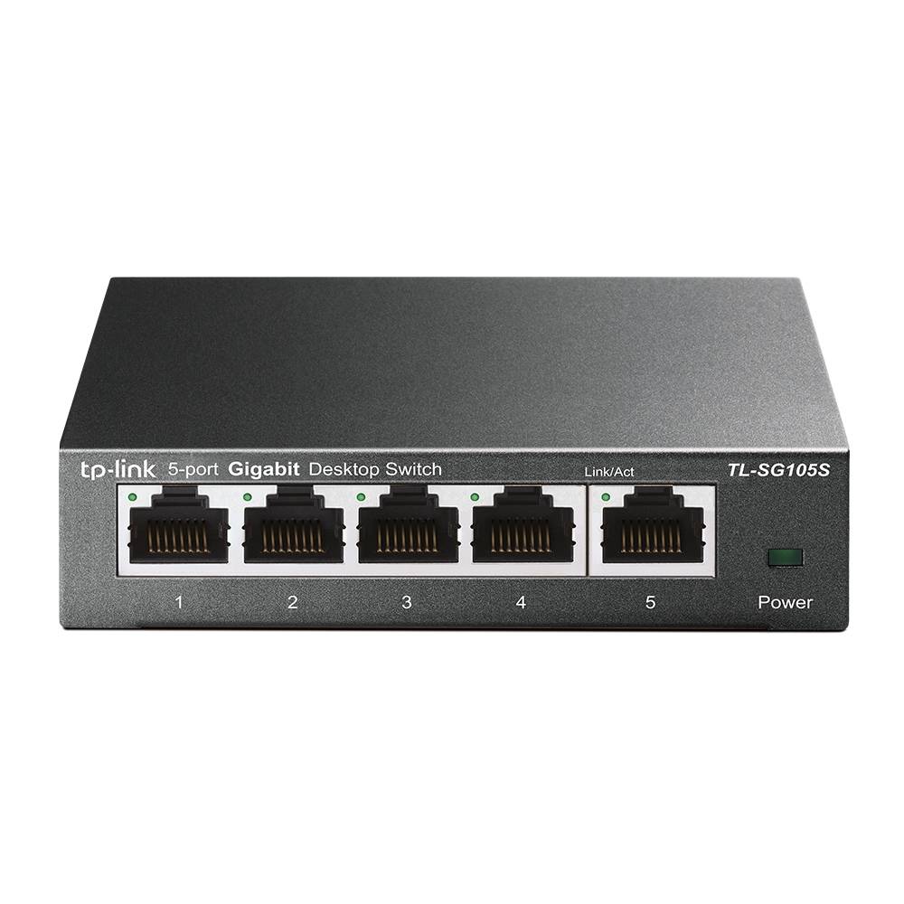 Rca Informatique - image du produit : TL-SG105 5-PORT METAL GB SWITCH 5 10/100/1000M RJ45 PORTS