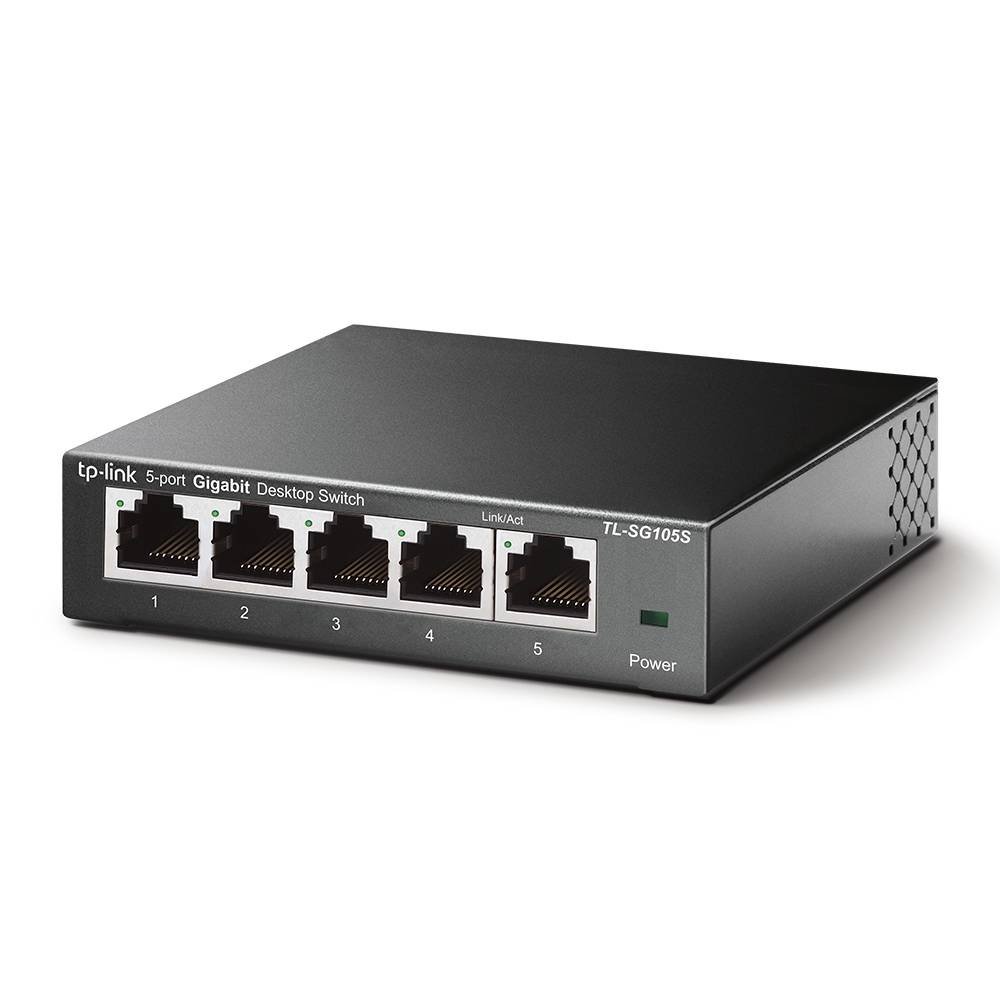 Rca Informatique - image du produit : TL-SG105 5-PORT METAL GB SWITCH 5 10/100/1000M RJ45 PORTS