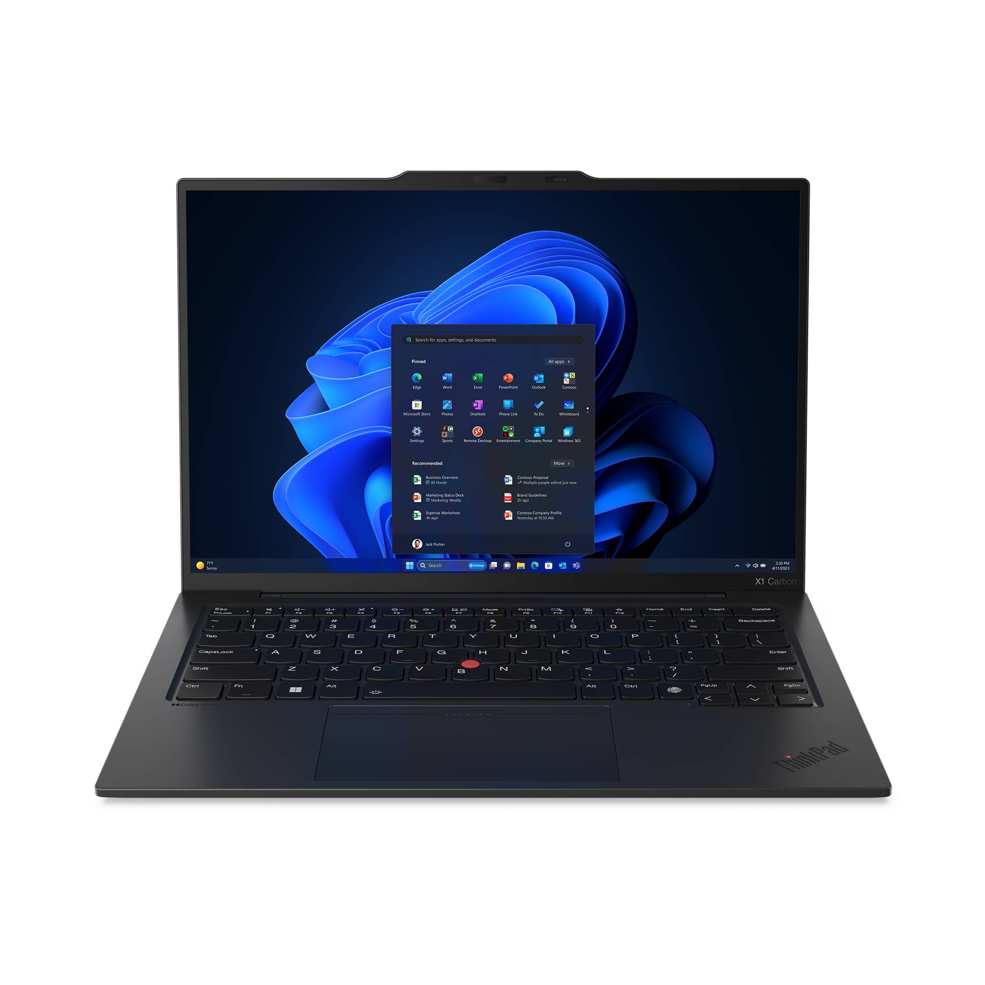 Rca Informatique - Image du produit : THINKPAD X1 CARBON ULTRA 7 155U 512GB 16GB 14IN NOOD W11P