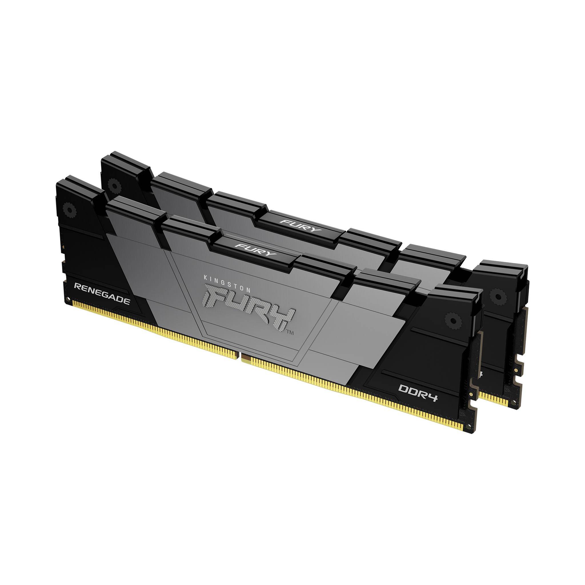 Rca Informatique - image du produit : 16GBDDR4-3200MT/S CL16 DIMM (KIT OF 2) FURY RENEGADEBLACK